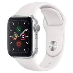 APPLE WATCH SERIES 5 GPS (44 MM) - PLATA - CORREA BLANCA