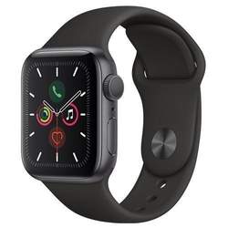 Apple Watch Series 5 GPS (40 mm) - Gris Espacial - Correa Negra Apple Watch Series 5 GPS (40 mm) - Gris Espacial - Correa Negra