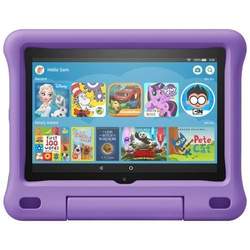 FIRE HD 8 10TH GENERATION KIDS EDITION | 8" | 32GB | WI-FI | BLACK WITH PURPLE PROOF CASE