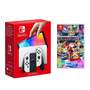 Consola Nintendo Switch™ OLED with White Joy-Con Controllers Mario Kart™ 8 Deluxe